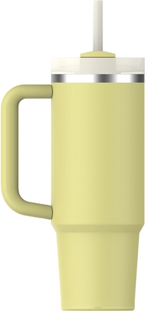 Stanley Quencher H2.O FlowState™ Tumbler pahar din oțel inoxidabil cu pai medium
