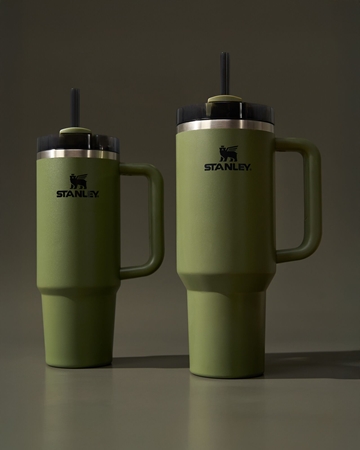 Stanley Quencher H2.O FlowState™ Tumbler Edelstahlbecher mit Trinkhalm groß