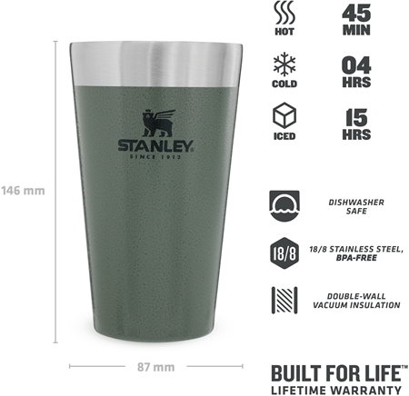 Stanley Adventure Stacking Beer Pint téglik