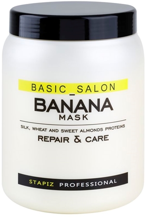 Stapiz Basic Salon Banana mascarilla reparación para cabello maltratado o dañado