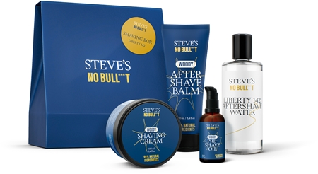 Steve's No Bull***t Shaving Box Liberty 142 darčeková sada na holenie pre mužov