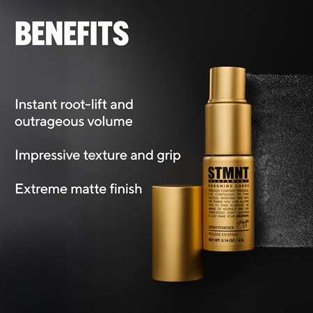 STMNT Staygold Spray Powder spray poudre définition et forme