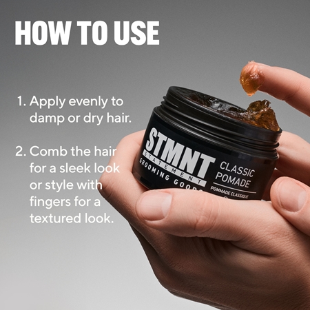 STMNT Nomad Barber Classic Pomade Water Based Hair Pomade with extra strong hold