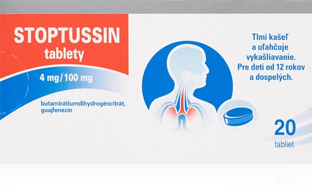 Stoptussin Stoptussin 4mg/100mg tablety na suchý dráždivý kašeľ