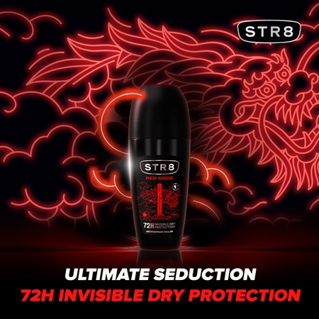 STR8 Red Code Antiperspirant roll-on antibacteriano