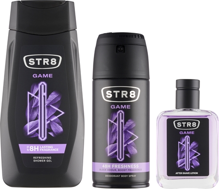 str8 game woda po goleniu 150 ml   zestaw  