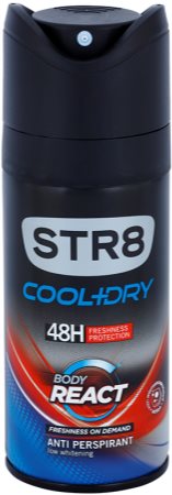 STR8 Cool & Dry Body React deospray pentru barbati 150 ml