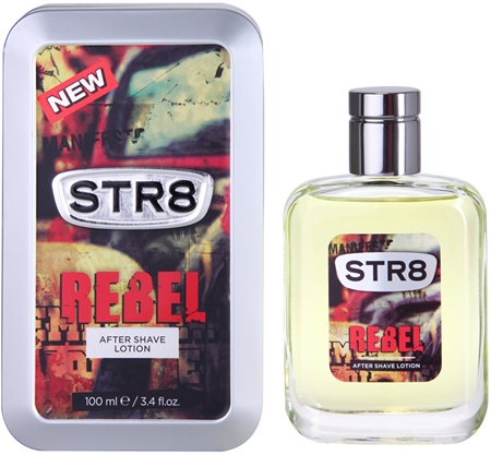STR8 Rebel Aftershave Water for Men
