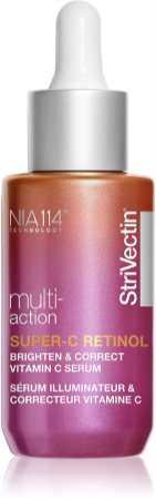 StriVectin Multi-Action Super-C Retinol Brighten & Correct Serum sérum iluminador com vitamina C para pele desgastada