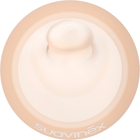 Suavinex, Zero Zero Fopspeen met speen SX Pro, maat Mini -2 tot 2 maanden, fopspeen geboorte, geschikt voor vroeggeboren baby's en borstvoeding, hypoallergeen, SkinFriendly Silicone, Medium