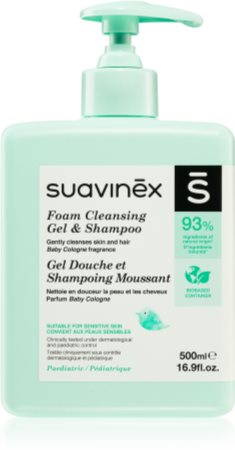 Suavinex Syndet Foaming Gel-Shampoo Skumschampo för barn från födseln