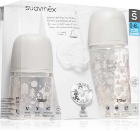 Suavinex Fox Gift Set lote de regalo Grey(para bebés)