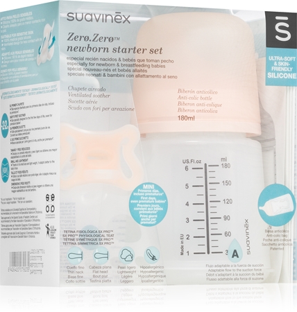 Suavinex Zero Zero Newborn Starter Set Gavesæt til børn fra fødslen