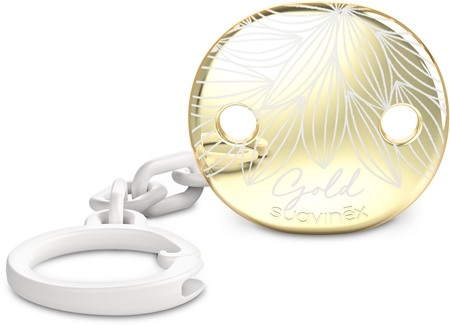 Suavinex Gold Premium Pacifier Clip knupja klipsis