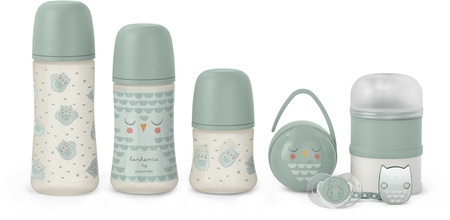Suavinex Bonhomia Welcome Baby Set Green lote de regalo para bebés