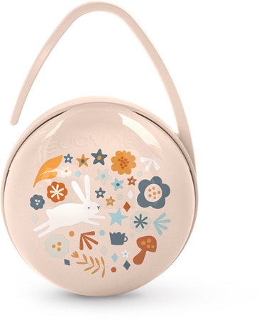 Suavinex Wonderland Duo Soother Case krabička na dudlík Pink
