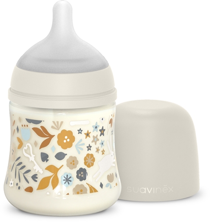 Suavinex Wonderland SX Pro Physiological Anti-Colic Babyflasche S Slow Flow 0 m+ Liberty Cream