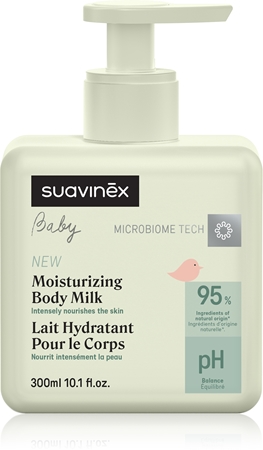 Suavinex Baby Moisturizing Body Milk Moisturizing Body Lotion for Children from Birth