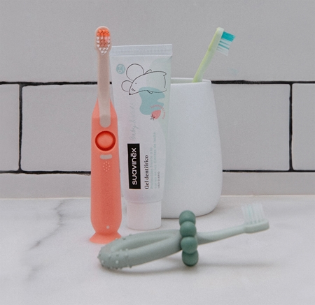 Suavinex Baby & Kids My First Dental Care Set Gift Set for babies and children Green
