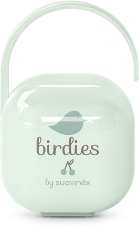 Suavinex Birdies Pacifier Holder estojo de chupeta