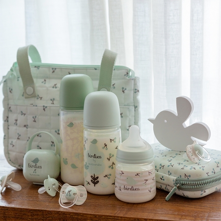 Suavinex Birdies Pacifier Holder estojo de chupeta