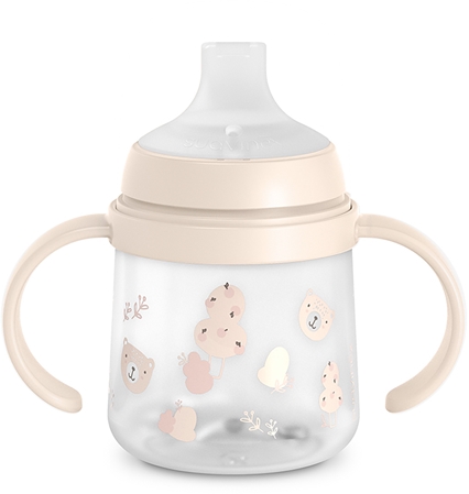 Suavinex Wild & Free Bottle With Soft Spout pudele ar rokturiem