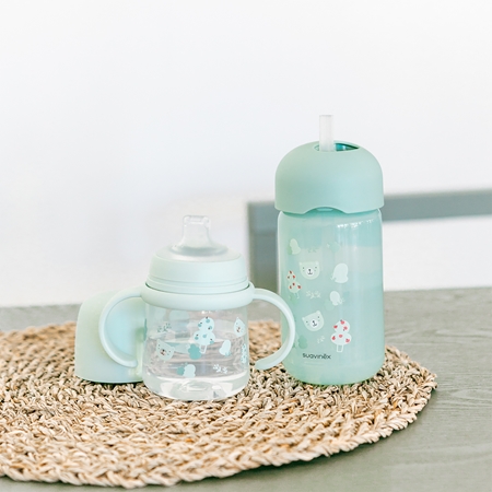 Suavinex Wild & Free Bottle With Soft Spout garrafa com pegas