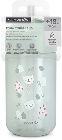 Suavinex Wild & Free Bottle garrafa com palhinha