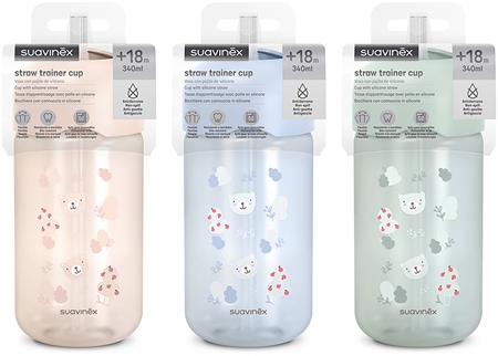Suavinex Wild & Free Bottle garrafa com palhinha
