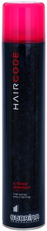 Subrina Professional Hair Code X Force Premium laca de pelo fijación extrema