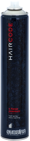 Subrina Professional Hair Code X Force Premium laca de pelo fijación extrema