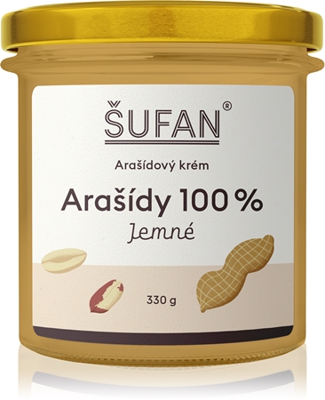 Šufan Arašídy 100 % jemné 100 % orechový krém