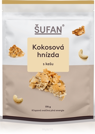 Šufan Kokosová hnízda s kešu směs ořechů s kokosem