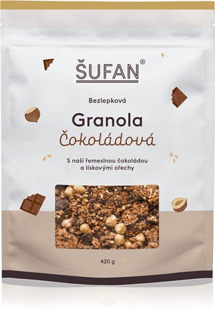 Šufan Granola čokoládová granola s čokoládou