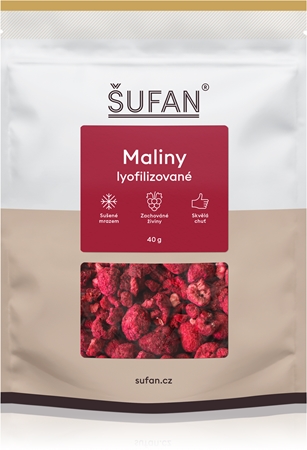 Šufan Maliny lyofilizované mrazem sušené ovoce