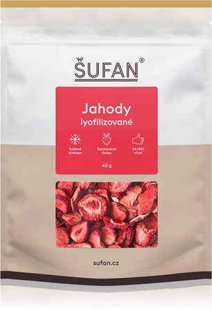 Šufan Jahody lyofilizované mrazem sušené ovoce