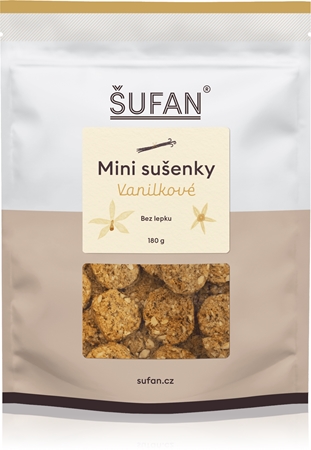 Šufan Mini ciasteczka Waniliowe herbatniki Bezglutenowy