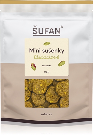 Šufan Mini ciasteczka Pistacjowe herbatniki Bezglutenowy