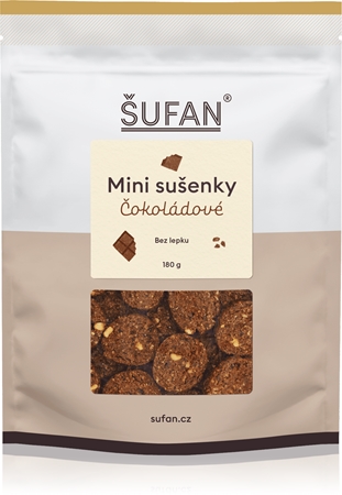 Šufan Mini ciasteczka Czekoladowe herbatniki Bezglutenowy