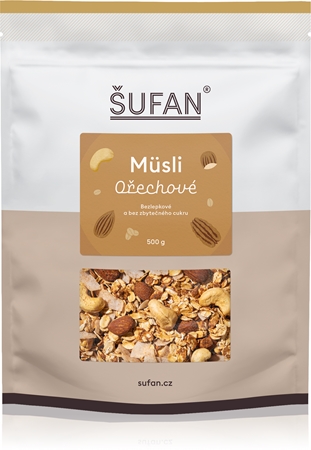 Šufan Müsli ořechové müsli bez lepku