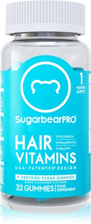 SugarbearPRO® Hair Vitamins Gummibärchen für straffe Haut und schönes Haar