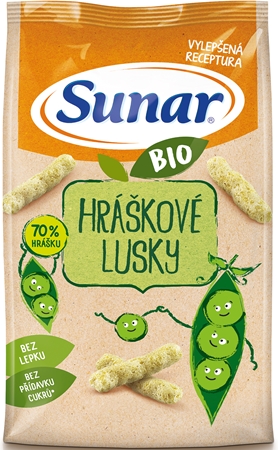 Sunar BIO hráškové lusky křupky