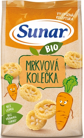 Sunar BIO mrkvové kolieska chrumky