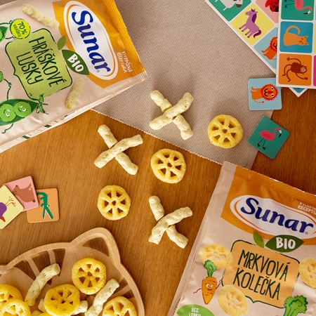 Sunar BIO mrkvové kolieska chrumky