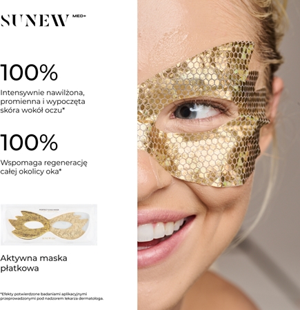 SUNEWMED+ Lifting and Moisturizing Active Eye Sheet Mask aktywna maska w płachcie na oczy