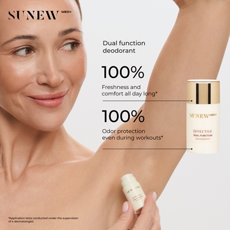 SUNEWMED+ Effective Dual-Function Deodorant Travel Size dual-action deodorant