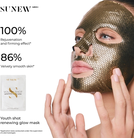 SUNEWMED+ Youth Shot Regenerating Glow Face Sheet Mask regenerating glow face sheet mask