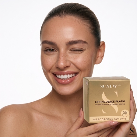 SUNEWMED+ Lifting Eye Patches with Caffeine Straffende Gelpolster zur Auflage unter den Augen mit Koffein