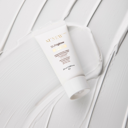 SUNEWMED+ SUNglow Anti-Aging Face Sunscreen SPF 50 Sonnencreme mit Verjüngungs-Effekt