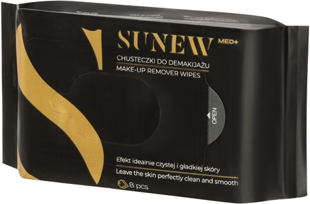 SUNEWMED+ Face and Eye Makeup Remover Wipes Servetter för sminkborttagning för ansikte och ögon